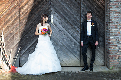 Hochzeitfoto im Haus Unterbach in Erkrath 