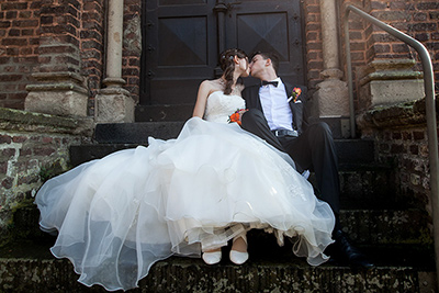 Hochzeitfoto im Haus Unterbach in Erkrath 