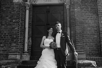 Hochzeitfoto im Haus Unterbach in Erkrath 