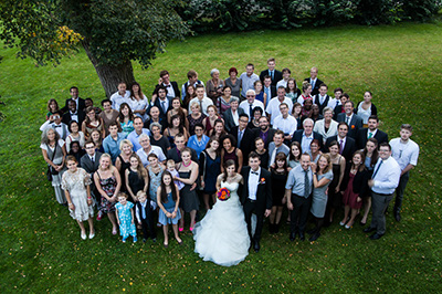 Hochzeitfoto im Haus Unterbach in Erkrath 