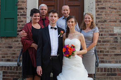 Hochzeitfoto im Haus Unterbach in Erkrath 