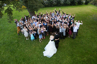 Hochzeitfoto im Haus Unterbach in Erkrath 