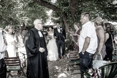 Hochzeitsfotos der freien Trauung  im Krauthaus in Moers
