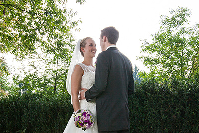 Hochzeitfoto im Haus Unterbach in Erkrath 