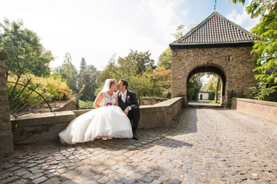 Hochzeitfoto im Haus Unterbach in Erkrath 