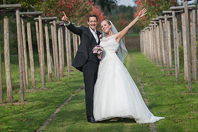 Hochzeitfoto im Haus Unterbach in Erkrath 