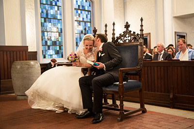 Hochzeitfoto im Haus Unterbach in Erkrath 