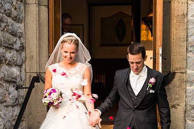 Hochzeitfoto im Haus Unterbach in Erkrath 