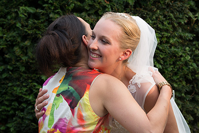 Hochzeitfoto im Haus Unterbach in Erkrath 