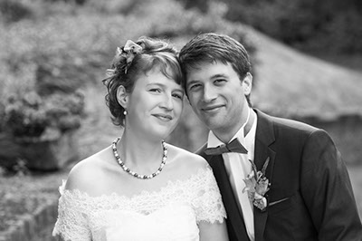 Hochzeitsfotografie des Brautpaares Julia und Christoph in Mettmann und Düsseldorf