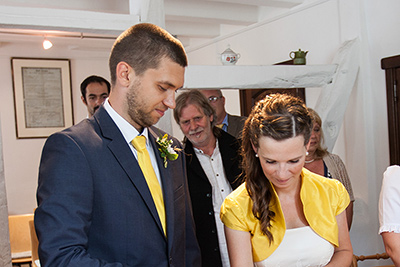 Hochzeitfoto in der Goldberger Mühle in Mettmann 