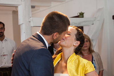 Hochzeitfoto in der Goldberger Mühle in Mettmann 