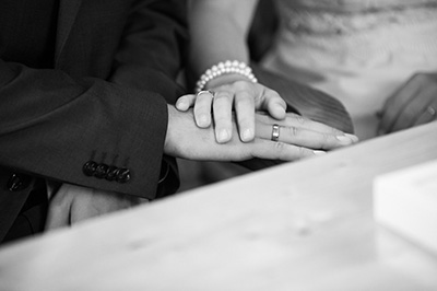 Hochzeitfoto in der Goldberger Mühle in Mettmann 