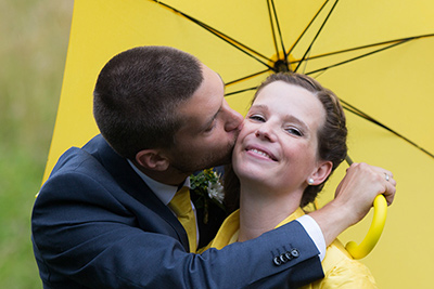 Hochzeitfoto in der Goldberger Mühle in Mettmann 