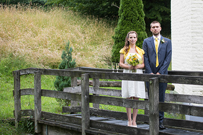 Hochzeitfoto in der Goldberger Mühle in Mettmann 