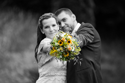 Hochzeitfoto in der Goldberger Mühle in Mettmann 