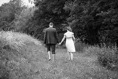 Hochzeitfoto in der Goldberger Mühle in Mettmann 