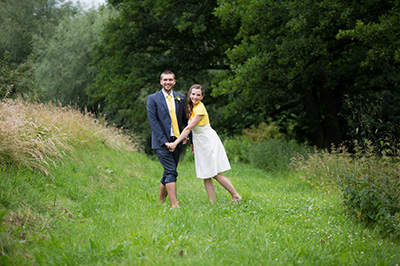 Hochzeitfoto in der Goldberger Mühle in Mettmann 