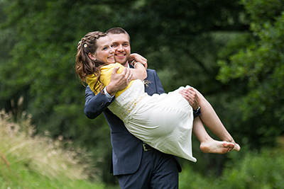 Hochzeitfoto in der Goldberger Mühle in Mettmann 