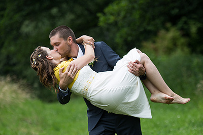 Hochzeitfoto in der Goldberger Mühle in Mettmann 