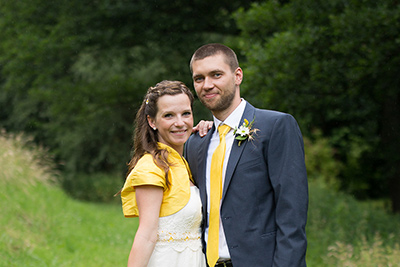 Hochzeitfoto in der Goldberger Mühle in Mettmann 