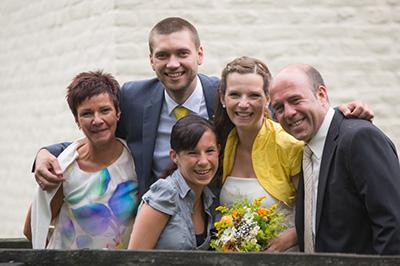 Hochzeitfoto in der Goldberger Mühle in Mettmann 