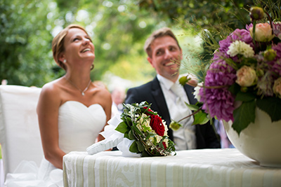 Hochzeitfoto im Schloß Eicherhof in Leichlingen