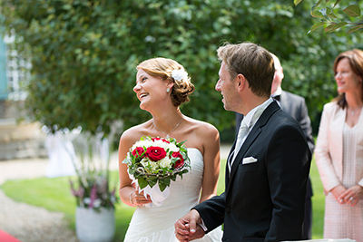 Hochzeitfoto im Schloß Eicherhof in Leichlingen