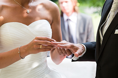 Hochzeitfoto im Schloß Eicherhof in Leichlingen