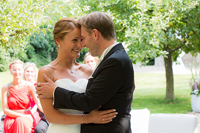 Hochzeitfoto im Schloß Eicherhof in Leichlingen