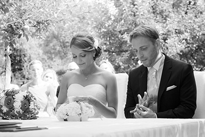 Hochzeitfoto im Schloß Eicherhof in Leichlingen