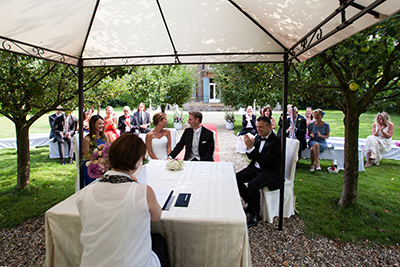 Hochzeitfoto im Schloß Eicherhof in Leichlingen