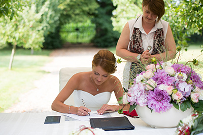 Hochzeitfoto im Schloß Eicherhof in Leichlingen