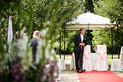 Hochzeitfoto im Schloß Eicherhof in Leichlingen