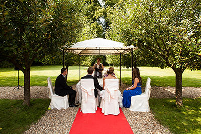 Hochzeitfoto im Schloß Eicherhof in Leichlingen