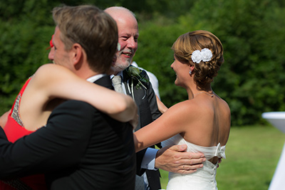 Hochzeitfoto im Schloß Eicherhof in Leichlingen