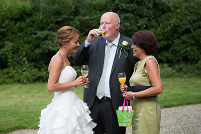 Hochzeitfoto im Schloß Eicherhof in Leichlingen