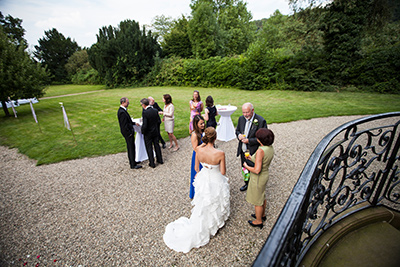 Hochzeitfoto im Schloß Eicherhof in Leichlingen