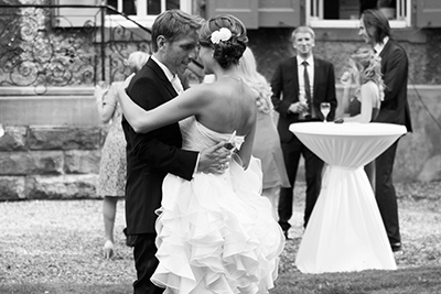 Hochzeitfoto im Schloß Eicherhof in Leichlingen