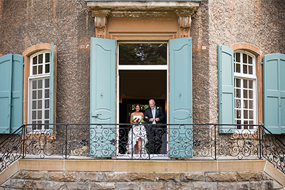 Hochzeitfoto im Schloß Eicherhof in Leichlingen