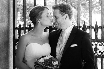 Hochzeitfoto im Schloß Eicherhof in Leichlingen