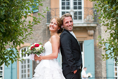 Hochzeitfoto im Schloß Eicherhof in Leichlingen