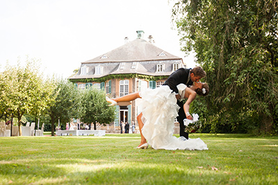 Hochzeitfoto im Schloß Eicherhof in Leichlingen