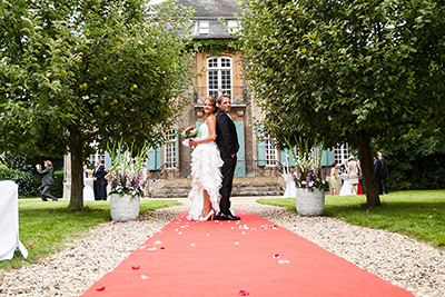 Hochzeitfoto im Schloß Eicherhof in Leichlingen