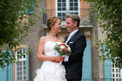 Hochzeitfoto im Schloß Eicherhof in Leichlingen