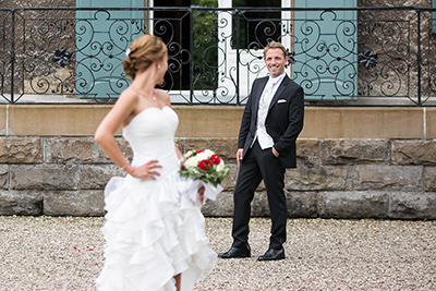 Hochzeitfoto im Schloß Eicherhof in Leichlingen