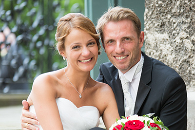 Hochzeitfoto im Schloß Eicherhof in Leichlingen