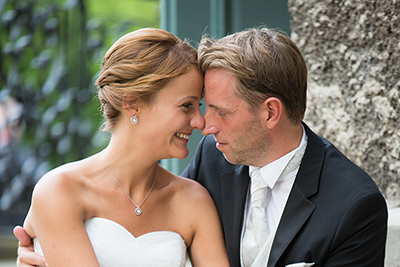 Hochzeitfoto im Schloß Eicherhof in Leichlingen