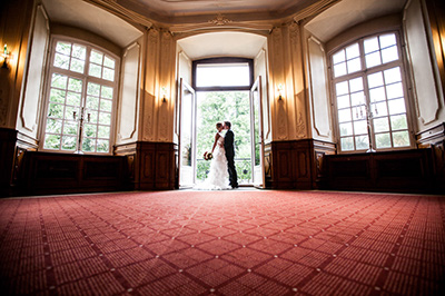 Hochzeitfoto im Schloß Eicherhof in Leichlingen