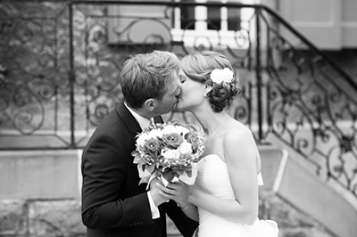 Hochzeitfoto im Schloß Eicherhof in Leichlingen